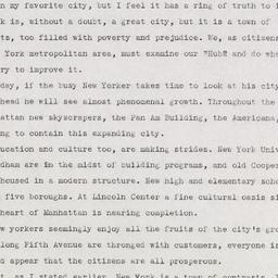 New York's Future as I ...