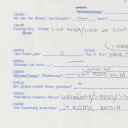 Western questionnaire, answ...