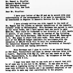 Letter from Gladys L. Palme...
