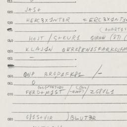 Eastern questionnaire, answ...