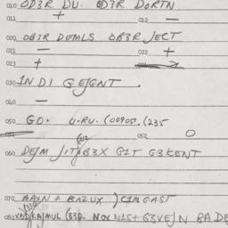 Eastern questionnaire, answ...