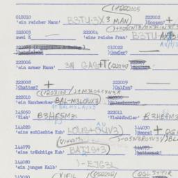 Western questionnaire, answ...