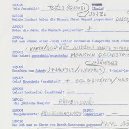 Western questionnaire, answ...