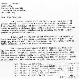 Letter from Richard Babb Wh...