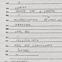 Eastern questionnaire, answ...