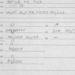Eastern questionnaire, answ...