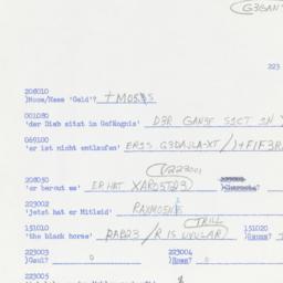 Western questionnaire, answ...