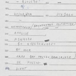 Eastern questionnaire, answ...