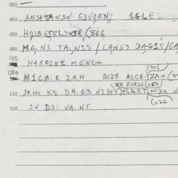 Eastern questionnaire, answ...