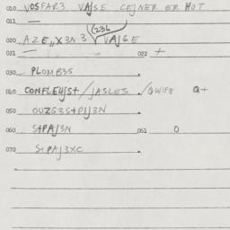 Eastern questionnaire, answ...