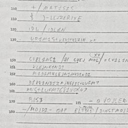 Eastern questionnaire, answ...