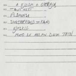 Eastern questionnaire, answ...