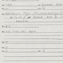 Eastern questionnaire, answ...