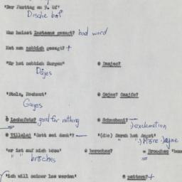 Western questionnaire, answ...