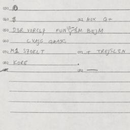 Eastern questionnaire, answ...