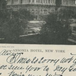 Ansonia Hotel, New York