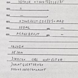 Eastern questionnaire, answ...