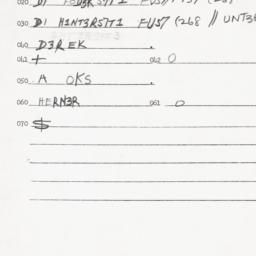 Eastern questionnaire, answ...
