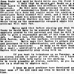 Letter from Dorothy Swaine ...