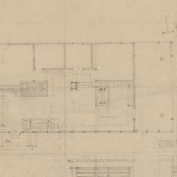 Bookcase placement plan, el...