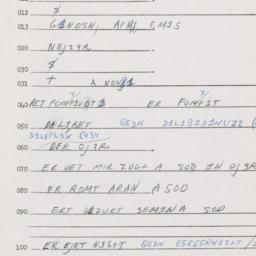 Eastern questionnaire, answ...