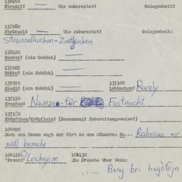 Western questionnaire, answ...