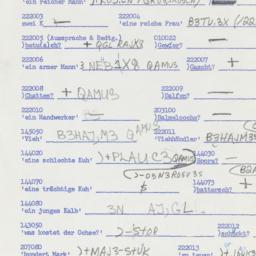 Western questionnaire, answ...