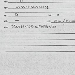 Eastern questionnaire, answ...