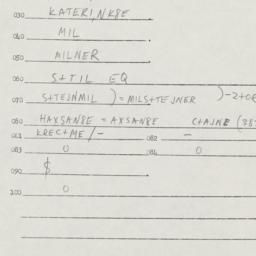 Eastern questionnaire, answ...
