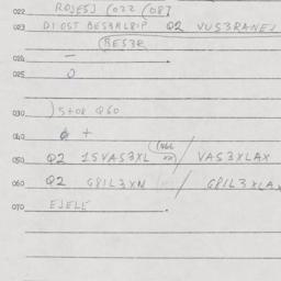 Eastern questionnaire, answ...