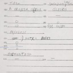 Eastern questionnaire, answ...