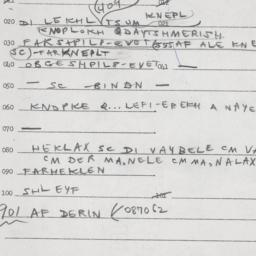 Eastern questionnaire, answ...