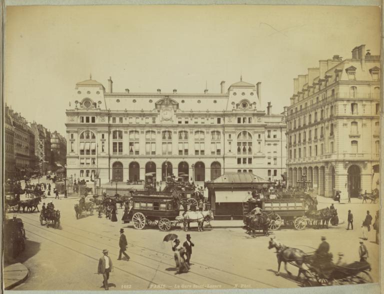 Page No. 009 - 1482 PARIS. -- La Gare Saint-Lazare. X. Phot. - DLC Catalog