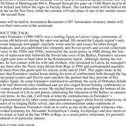 Announcements, 2015-03-06. ...