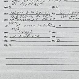 Eastern questionnaire, answ...