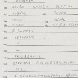 Eastern questionnaire, answ...