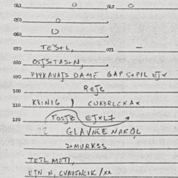Eastern questionnaire, answ...