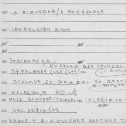 Eastern questionnaire, answ...