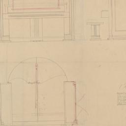 Piano case, bench elevation...