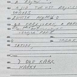 Eastern questionnaire, answ...
