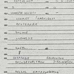 Eastern questionnaire, answ...