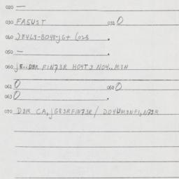 Eastern questionnaire, answ...