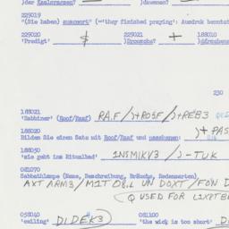Western questionnaire, answ...