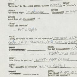 Western questionnaire, answ...