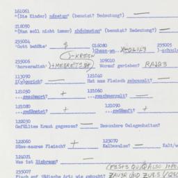 Western questionnaire, answ...