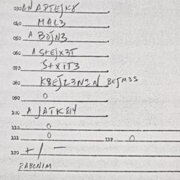 Eastern questionnaire, answ...