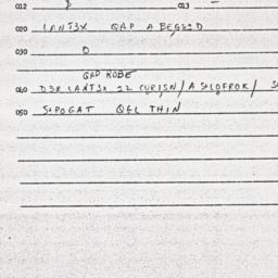 Eastern questionnaire, answ...
