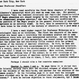 Letter from Newton Edwards ...