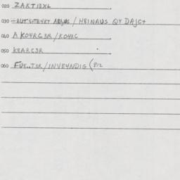 Eastern questionnaire, answ...