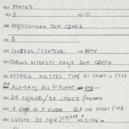 Eastern questionnaire, answ...